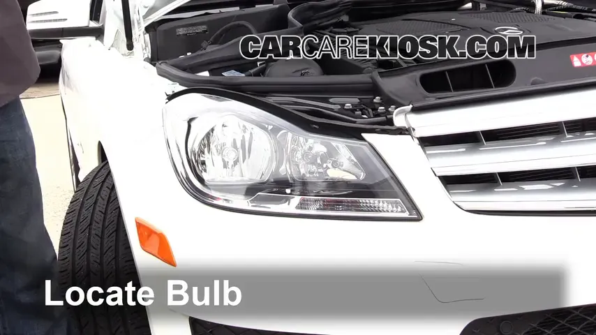 2013 Mercedes-Benz C300 4Matic Sport 3.5L V6 Lights Daytime Running Light (replace bulb)